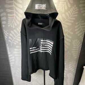 Black Opium USA American Flag Vetements Style Hoodie size L